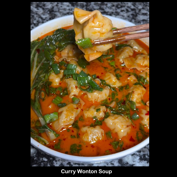 Food: Curry Wonton Soup